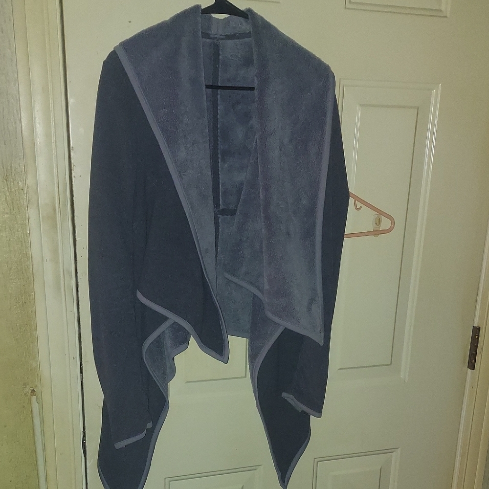 lululemon Gray Open-Front Jacket